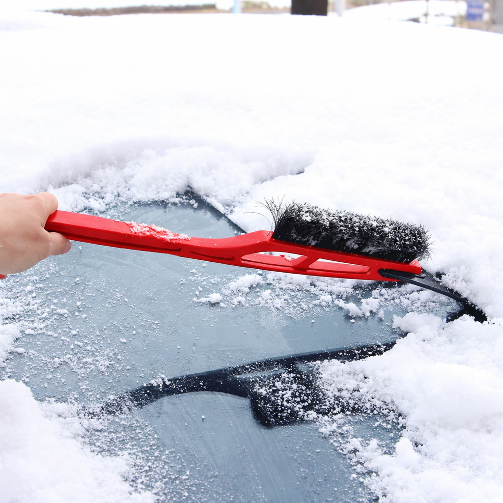 Eiskratzer mit Bürste