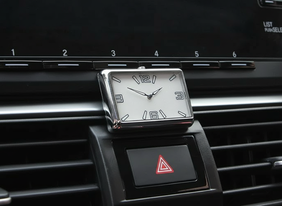 Auto-Quarz-Uhr fürs Armaturenbrett