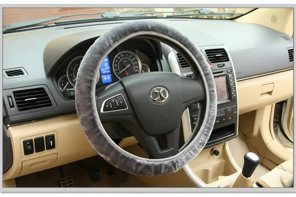Plüsch Lenkrad Überzieher
